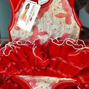 Ooh! La, LA! Couture Baby Bows Sequin Pouf. 9-12m NWT